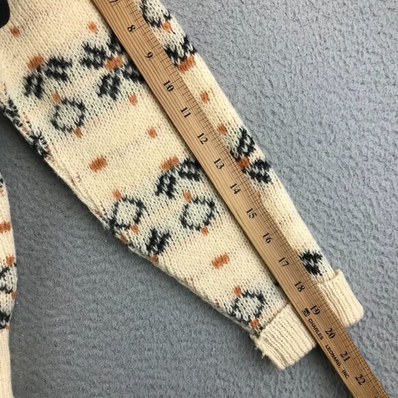 Vintage Sears Pilgrim Sportswear Mohair Wool Cardigan Sweater Zip Size S - Picture 6 of 8